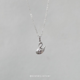 Sister J.  swan pendant จี้เงินแท้ จี้หงส์ (เฉพาะจี้) /silver925