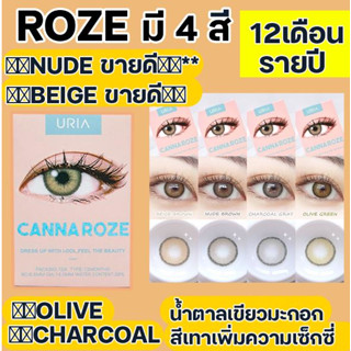 *พร้อมส่ง*ค่าสายตา6.50-10.00 ตลับคอนแทคเลนส์แบบ 2 ชั้น แถม Idollens รุ่น Canna Roze  คอนเเทคเลนส์เกาหลีรายปี