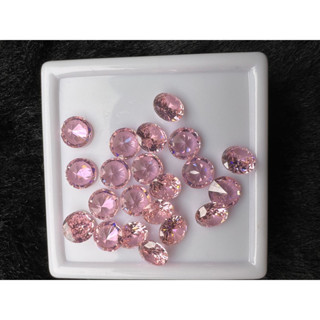 cz Pink Diamond 7.00mm Round shape 10 pieces