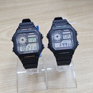 [ของแท้] Casio นาฬิกาข้อมือ รุ่น AE-1200WH-1AVDF AE-1200WH-1BVDF รับประกันศูนย์ CMG 1 ปี