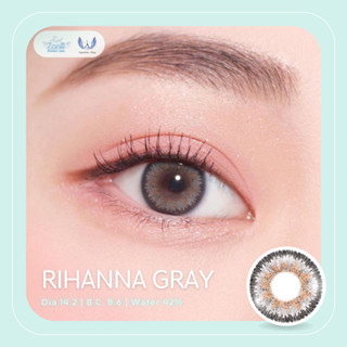 Angel Zone คอนแทคเลนส์ รุ่น 14.2 Rihanna Gray (กล่องน้ำเงิน)(รายเดือน)