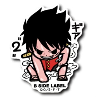 [Direct from Japan] B - SIDE LABEL Sticker ONEPIECE One Piece Luffy " Gear 2 " Front Japan NEW