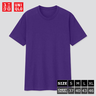 เสื้อยืดแขนสั้น Uniqlo Dry Color - 78 Purple