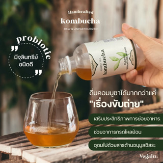 Vegain Handcraft KOMBUCHA Raw &amp; Unpasteurized รวมเซตคอมบูชา