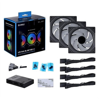 Lian Li UNI FAN SL-INF 120 RGB 3 Pack UF-SLIN120-3B(รับประกัน2ปี)