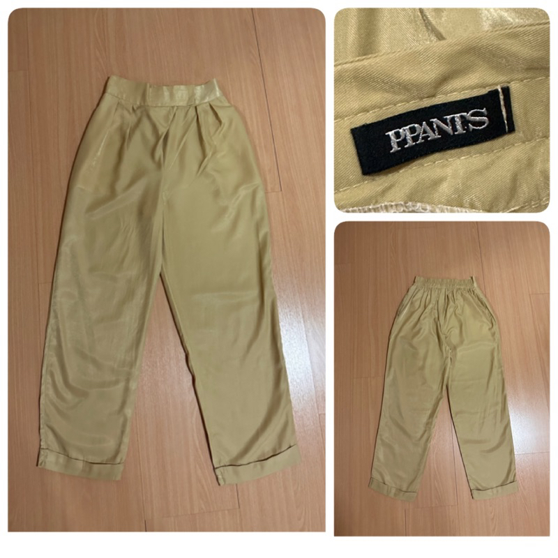ส่งต่อ กางเกง Ppants ฟรีไซส์(เอวยืด) สีเหลือง