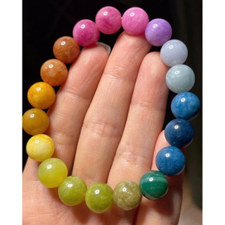 BestSellerหินแท้สีรุ้ง10mm