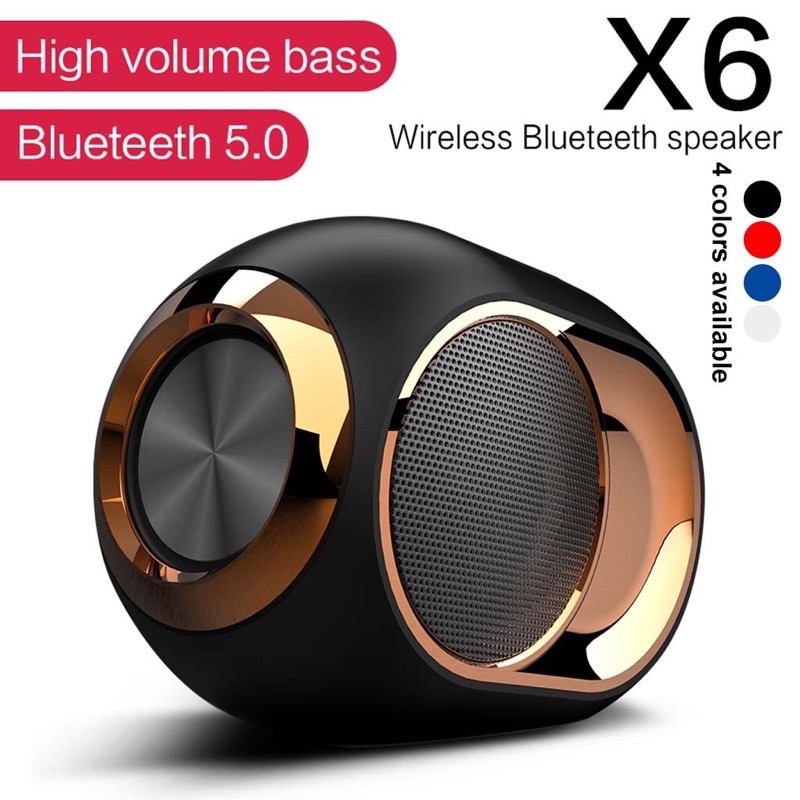 Yulozea Bluetooth speaker แบบพกพาไร้สายลำโพงบลูทูธ ลำโพงบลูทูธเบสหนัก เอฟเฟกต์เสียงสเตอริโอ 4D ไมโครโฟนในตัวเครื่อง
