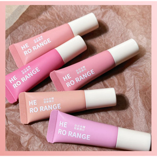 Herorange HR559 (พร้อมส่งจากไทย) บลัชออนเนื้อครีมแบบหลอด เนื้อแมตต์ กันน้ำกันเหงื่อ สีชัด