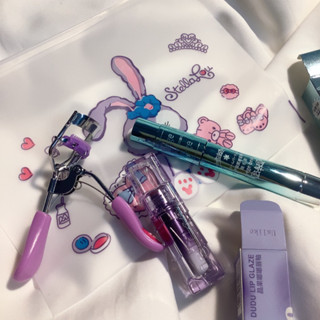 ✨พร้อมส่ง✨มินิเซต 3 ชิ้น :: ที่ดัดขนตา / มาสคาร่า / ลิป (แถมถุงซิปล็อค)