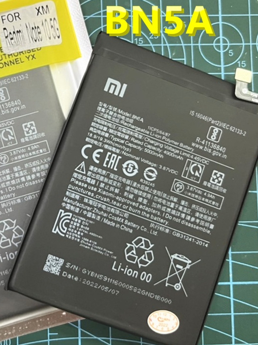 แบตเตอรี่ Xiaomi Redmi Note 10 5G BN5A แบต Xiaomi Note 10 5G BN5A