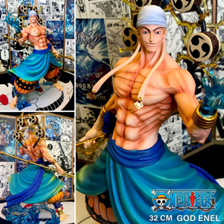 ฟิกเกอร์ Black Studio One Piece วันพีซ เต็มพิกัดสลัดจอมลุย วันพีช God Enel Eneru ก็อต เอเนล 32 cm จอมเทพ เอเนรู Resin