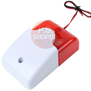 Mini Strobe Siren รุ่น PS-ST01 ใช้ได้ทั้งไฟ 12V และ 24V