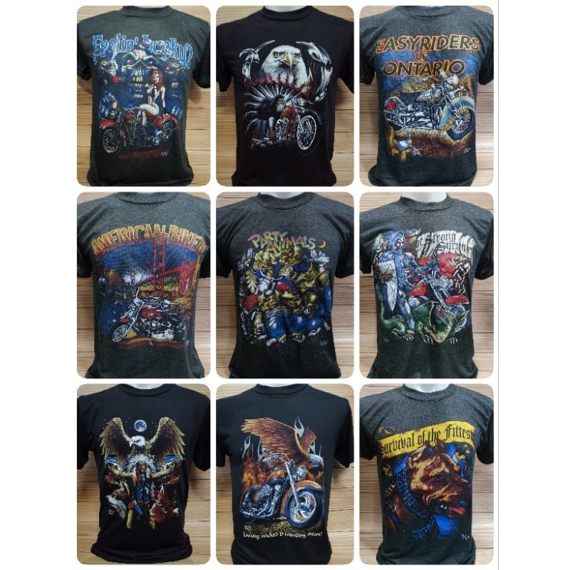 เสื้อ3d เสื้อฮาเลย์ ผ้าบาง50 ไม่มีตะเข็บข้าง เสื้อยืด คอกลม ชายหญิงสกีนหน้าหลัง Clothing Man ผู้ชาย