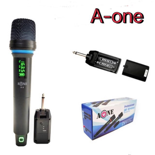 ไมค์ลอยพกพา A-ONE ไมโครโฟน ไมล์ ไร้สาย ไมค์นักร้อง ไมรอยร้องเพลง wireless microphone ไมค์ลอยเดี่ยว Aone A9 ไมค์ลอยไร้สาย