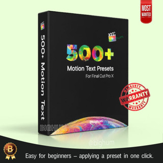 500+ VideoHive Text Presets Library for FCPX Final Cut Pro software mac