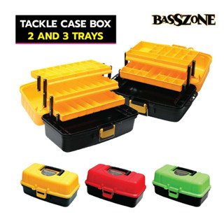 กล่องใส่อุปกรณ์ตกปลา BASSZONE TACKLE CASE BOX 2 ชั้น 3 ชั้น-TBLure