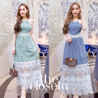 THE CLOSETA: CB204 ชุดเดรสผ้าฉลุ Comeback