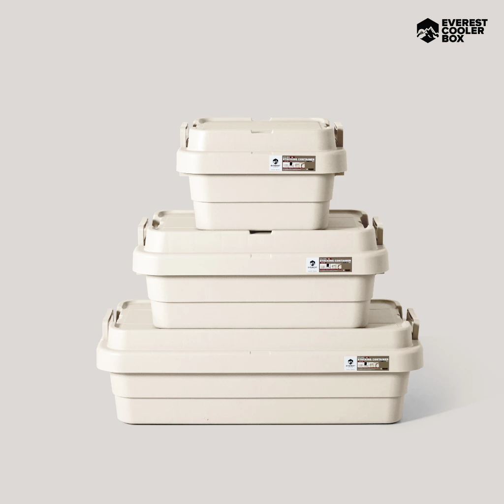 ลังเก็บของ STACKING CONTAINER ลังแคมป์ปิ้ง 18 30 40 ลิตร Camping Box thumbnail 3