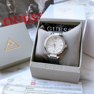 นาฬิกาผู้หญิงสวยๆๆๆๆๆ เรือนเงินสายเคเบิ้ลสวยมาก
 #Guess ตัวเรือนและสายสเตนเลสสีเงิน