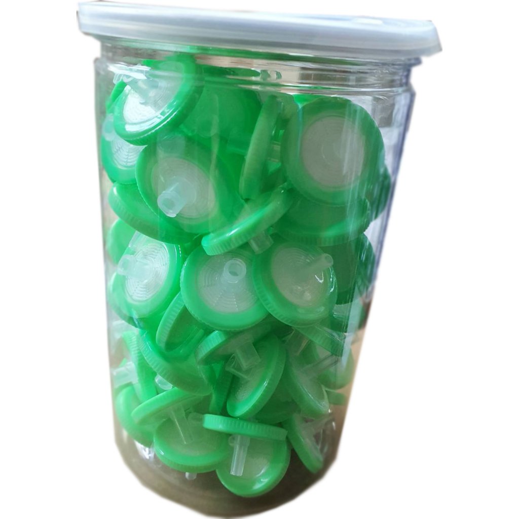25mm syringe filter 0.22um , 100/pk