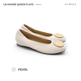 LA BELLA รุ่น LB AMORE QUEEN FLATS - PEARL