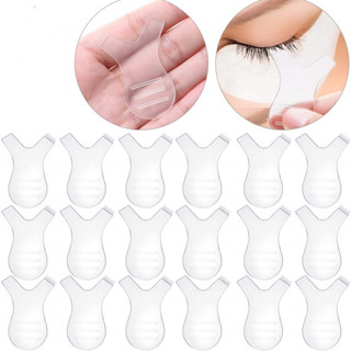 10pcsY -shaped silicone eyelashes brush