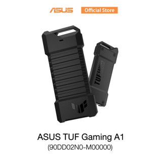 ASUS TUF Gaming A1 (90DD02N0-M00000) USB-C 3.2 Gen 2x1 SSD enclosure, dual M.2 NVMe PCIe and SATA interfaces, M.2 Q-Latch for easy installation, MIL-STD-810H drop resistance, IP68 water and dust resistance, PS5 and Xbox support