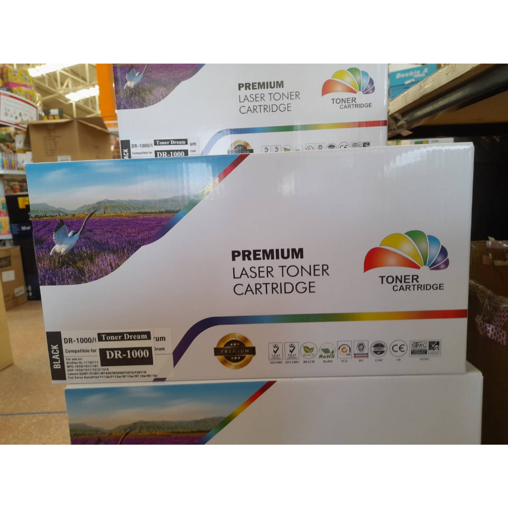 ดรัมเทียบเท่า DR-1000/DR1000/D1000/DR 1000 For Brother MFC-1815/MFC-1910/HL-1112/DCP-1510/DCP-1512/1