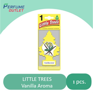 Little Trees กลิ่น Vanilla Aroma แผ่นน้ำหอมปรับอากาศ ลิตเติ้ลทรี รับประกันของแท้จากอเมริกา