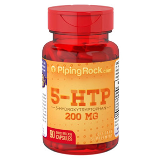 5-HTP | 5-Hydroxytryptophan 200 mg. (90แคปซูล) ลดความเครียด ความกังวล ซึมเศร้า