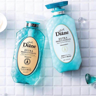 พร้อมส่งแท้จากญี่ปถ่น เซ็ทแชมพู ครีมนวด MOIST DIANE EXTRA DAMAGE REPAIR SHAMPOO &amp; TREATMENT 450 ML.