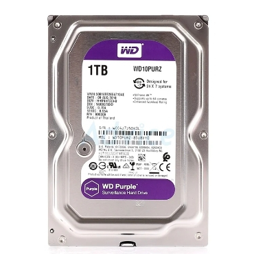 SATA-III (3Y) 1.TB WD Purple (64MB.,WD10PURZ)