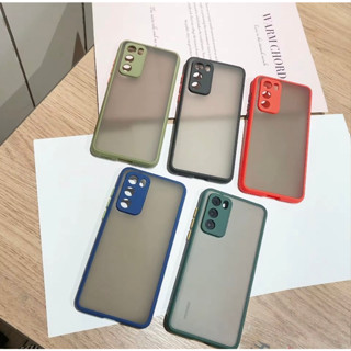 เคสฝาหลังขอบสีหลังขุ่น สำหรับ OPPO Reno4/A52020/A92020/A532020/A5s/A12/Reno4z/Reno4Pro/A73/A93/A94/A15/A15s