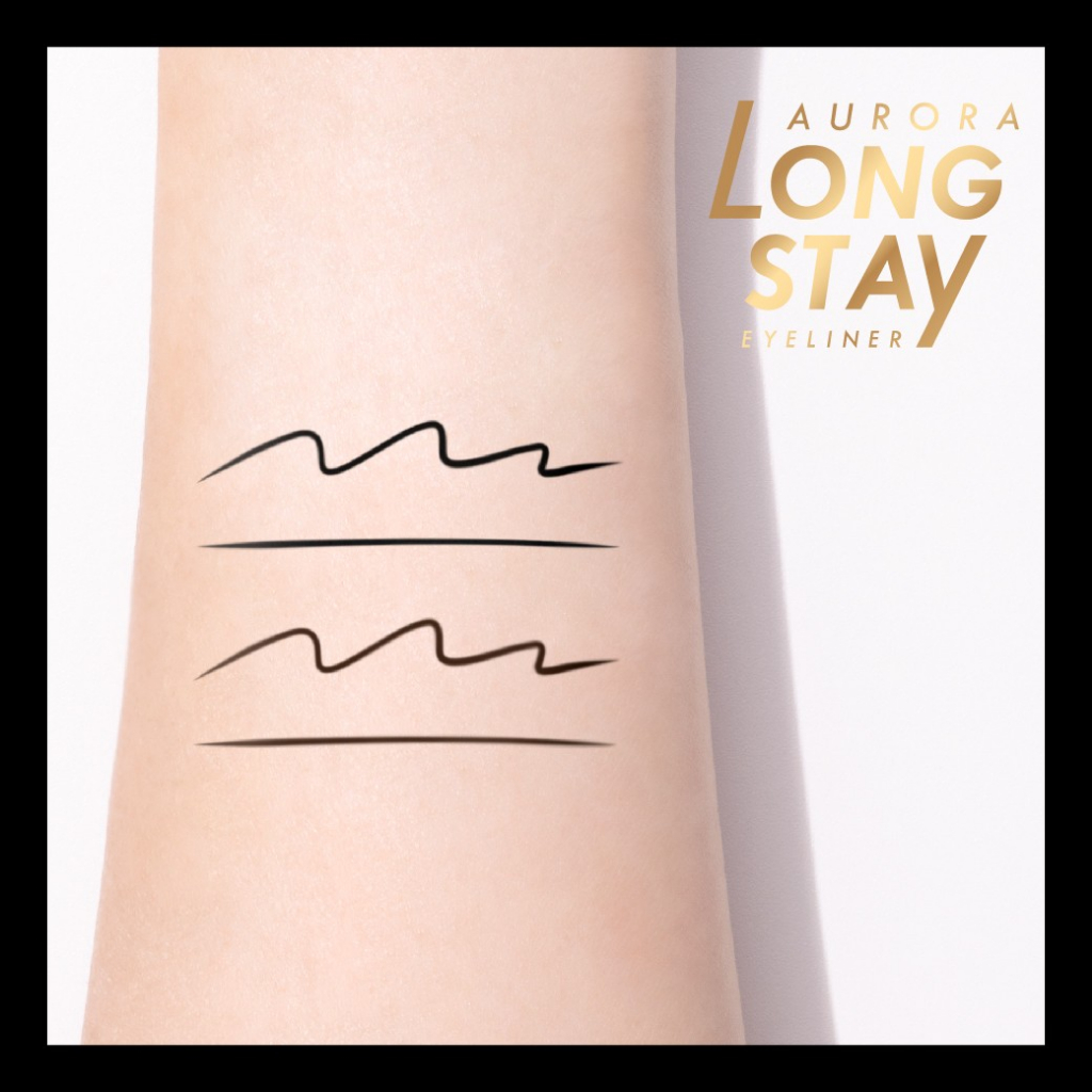 บราวอิท น้องฉัตร ออร่าตาพุ่ง อายไลเนอร์ ติดทน กันน้ำ เขียนง่าย ไม่แพนด้า 0.5g Browit Aurora Long Stay Eyeliner - รูปที่ 4
