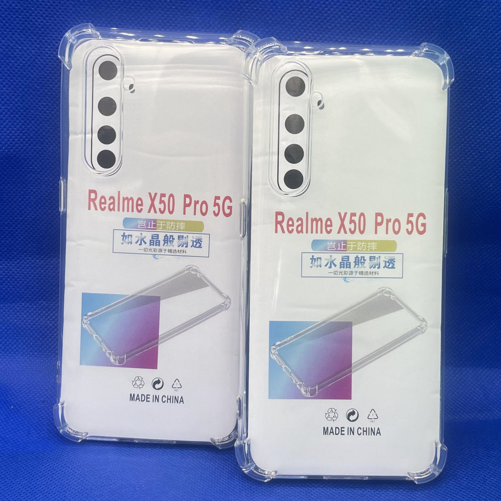 Case Realme เคส realme X50pro 5G ตรงรุ่น แบบ TPU ใสเสริมขอบและมุมกันกระแทก ส่งไว จาก กทม