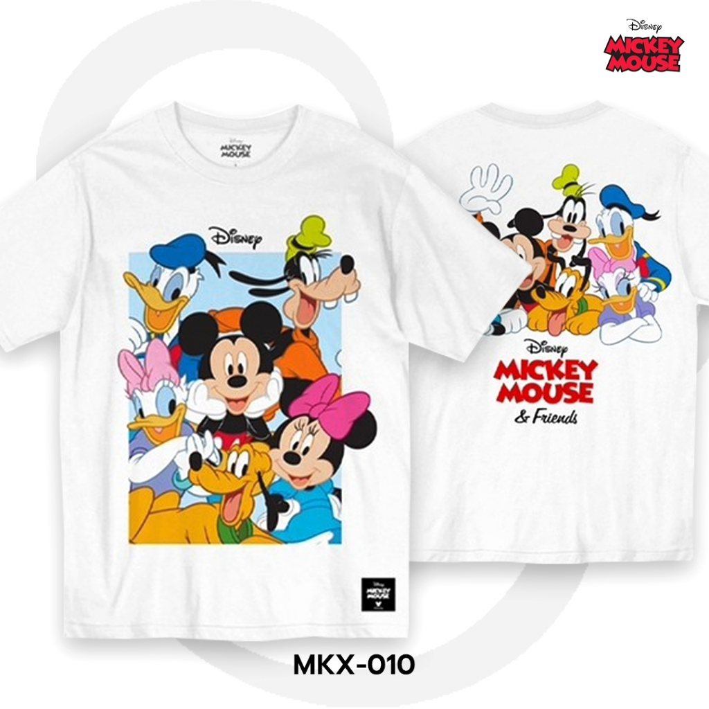 Power 7 Shop เสื้อยืดการ์ตูน มิกกี้เมาส์ ลิขสิทธ์แท้ DISNEY (MKX-010)