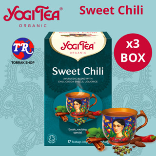 Yogi Tea Sweet Chili 17 teabag ชาสมุนไพร เผ็ดร้อน 17 ซอง แพ็ค 3 กล่อง