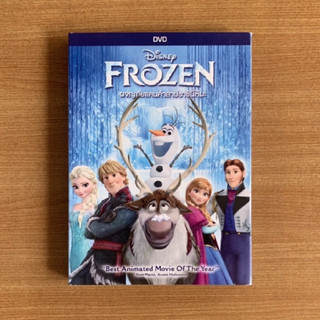 DVD : Frozen (2013) ผจญภัยแดนคำสาปราชินีหิมะ [มือ 2 ปกสวม] Disney / Cartoon ดีวีดี หนัง แผ่นแท้ ตรงปก