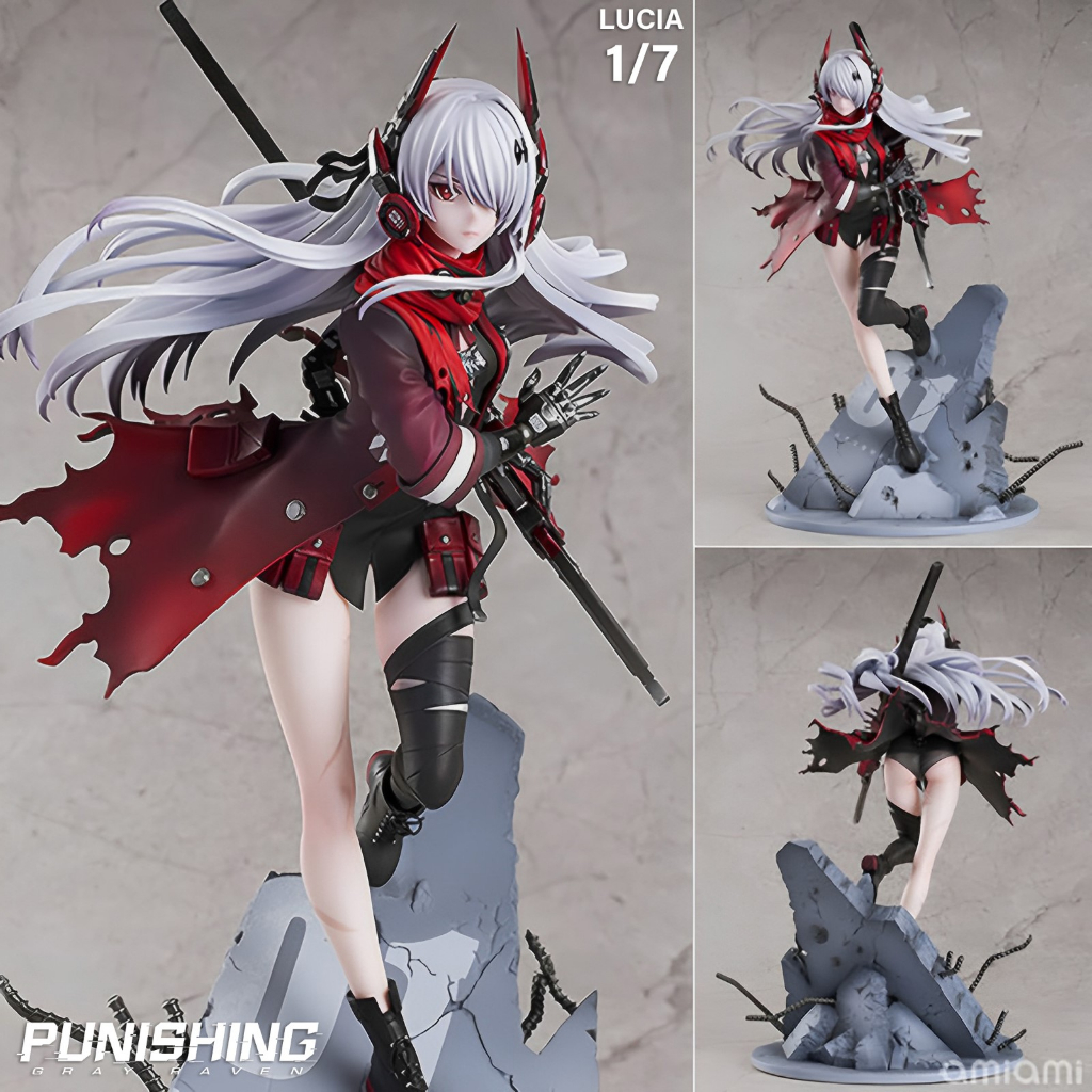 ฟิกเกอร์ จากเกมส์ Punishing Gray Raven บุชชิ่ง เกรย์ ราเวนส์ Lucia Crimson Abyss ลูเซีย 1/7 Figure A