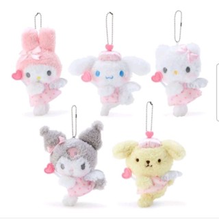 พวงกุญแจตุ๊กตา Kuromi/My melody dreaming angel ปี 2023 *ป้ายไทย