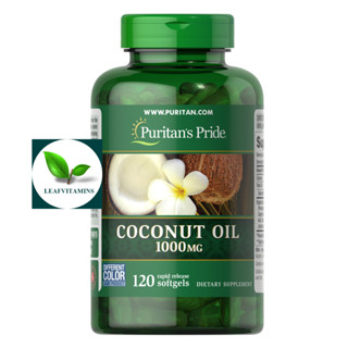 Puritans Pride Coconut Oil 1000 mg / 120 Rapid Release Softgels