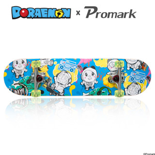 Promark Sports ลิขสิทธิ์แท้ สเก็ตบอร์ด โดราเอมอน Skateboard Doraemon 8Deck (Blue) 4205T-2