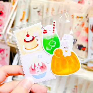 Sticker Set สติกเกอร์ Japanese Desserts [PUPUI HOUSE]