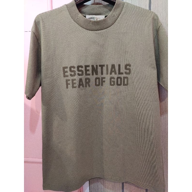 168 Essential Fear of god 2023 Double line เสื้อยืดคอกลม พร้อมส่ง