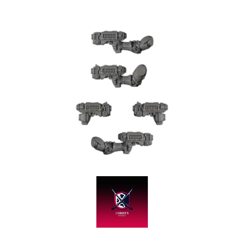 Grimdark scifi miniatures parts head02