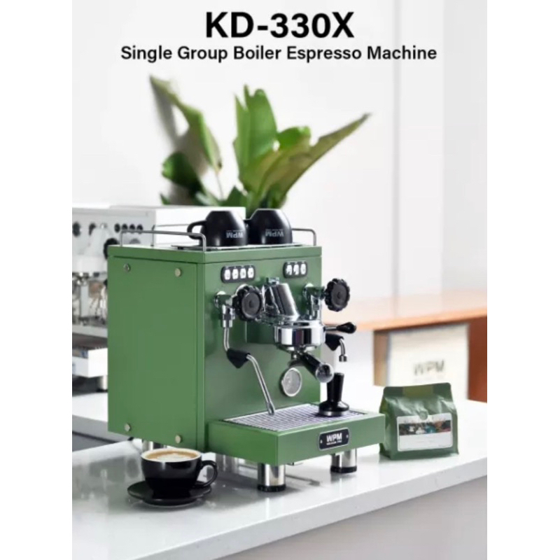 WPMเครื่องชงกาแฟKD-330X Single Group Boiler Espresso Machine รับประกัน1ปี