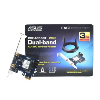 [ BEST SELLER ] ASUS PCE-AC55BT Dual-Band Wireless-AC1200 Bluetooth 4.0 PCI-E Adapter By NewVision4u.net