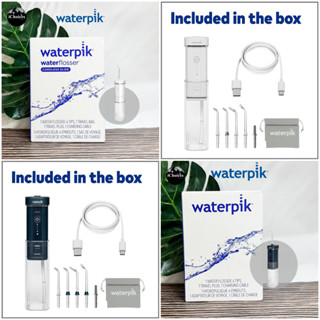 [waterpik] Water Flosser Rechargeable and Waterproof for Travel and Storage เครื่องฉีดพ่นน้ำทำความสะอาดฟัน แบบพกพา