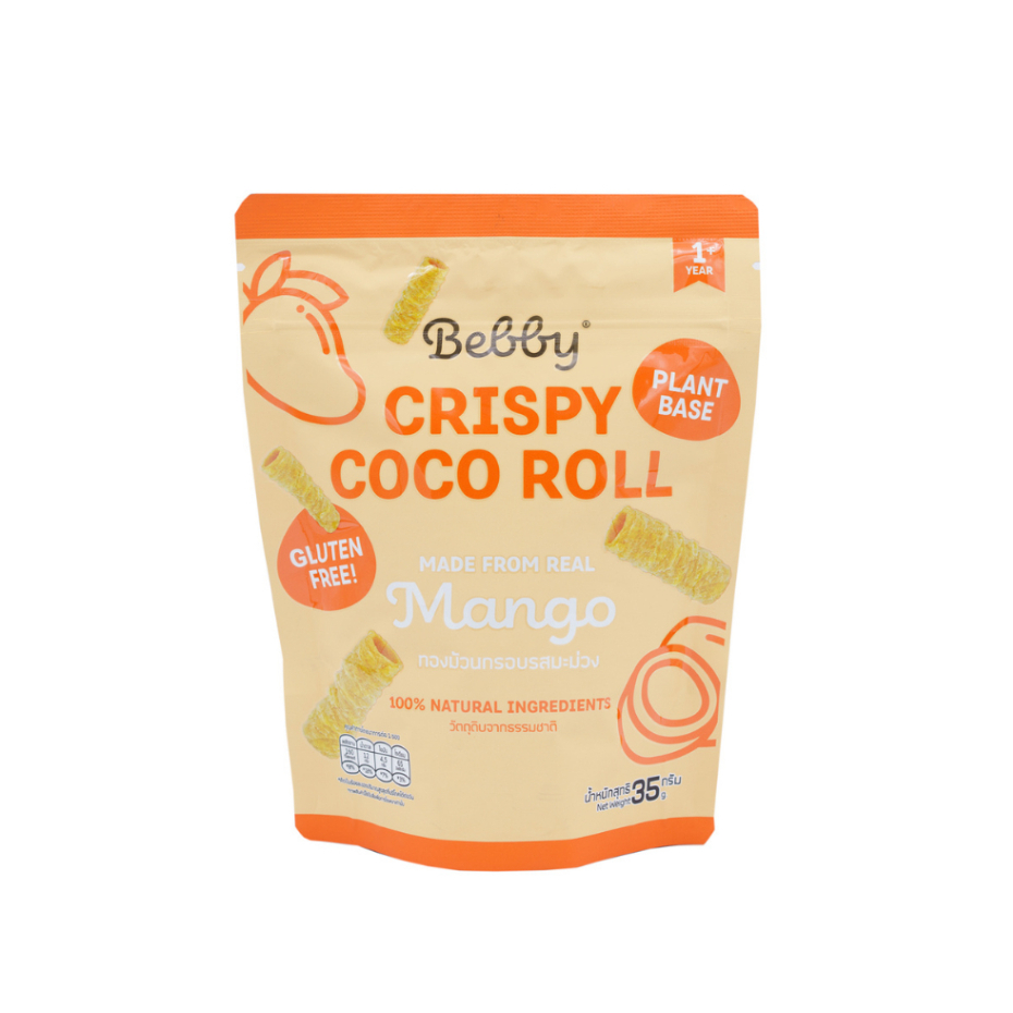 Bebby เบ๊บบี้ ทองม้วนอบกรอบ มีให้เลือก 3 รส ขนาด 35 กรัม